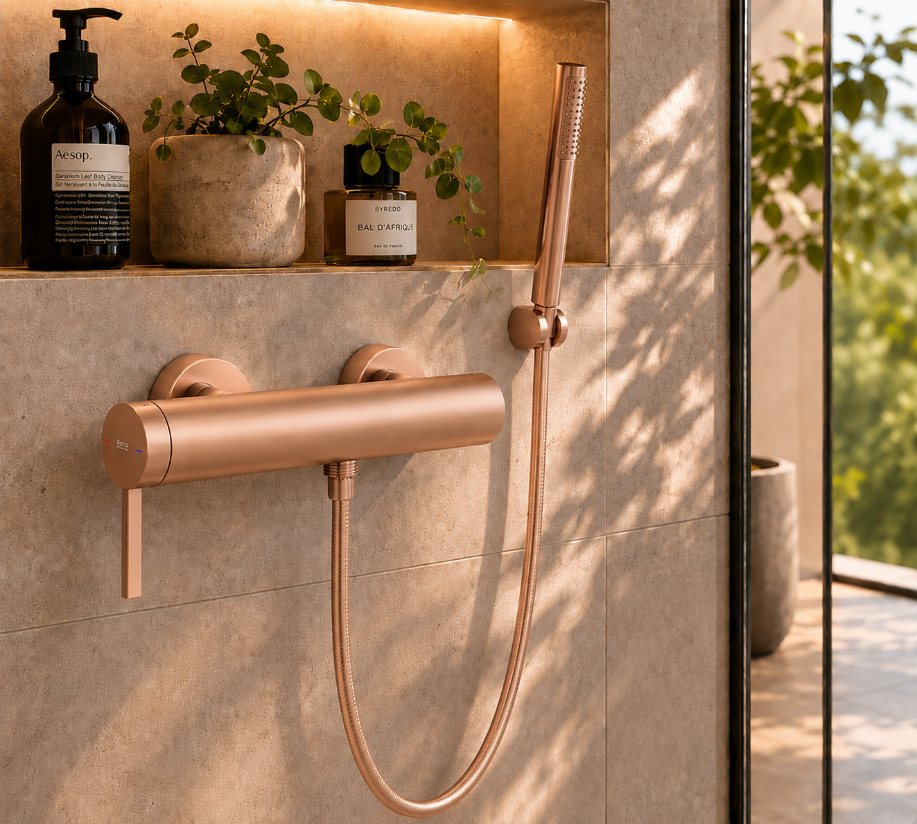Roca Ona Wall Mounted Shower Mixer (no kit)
