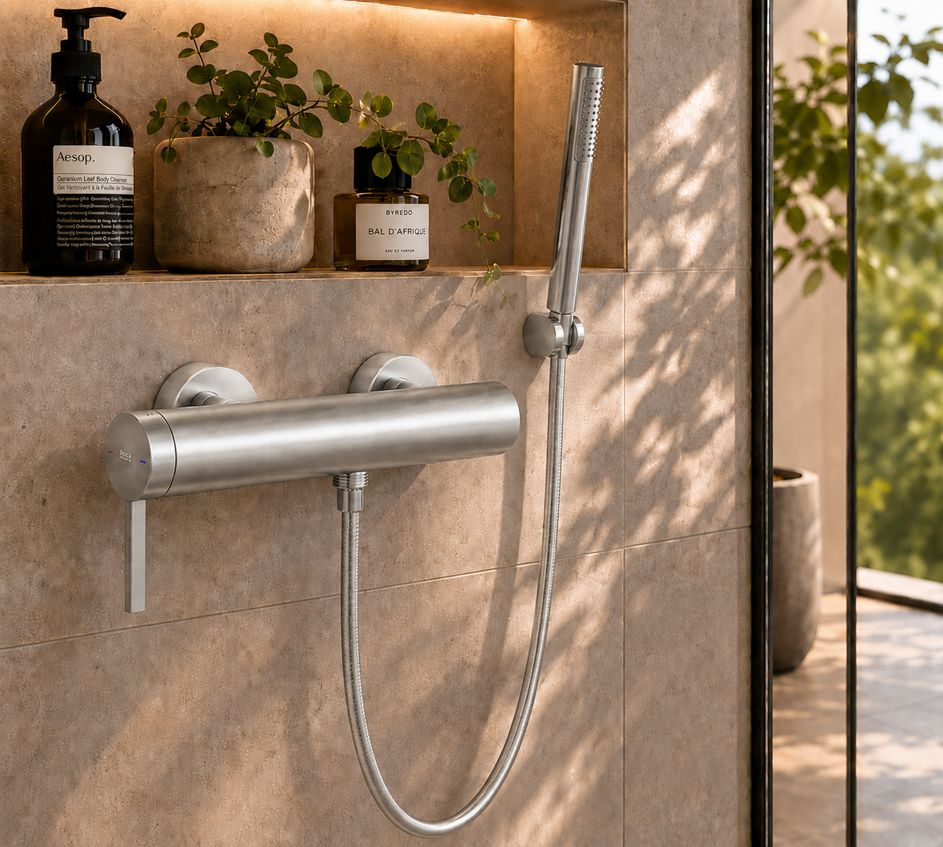 Roca Ona Wall Mounted Shower Mixer (no kit)