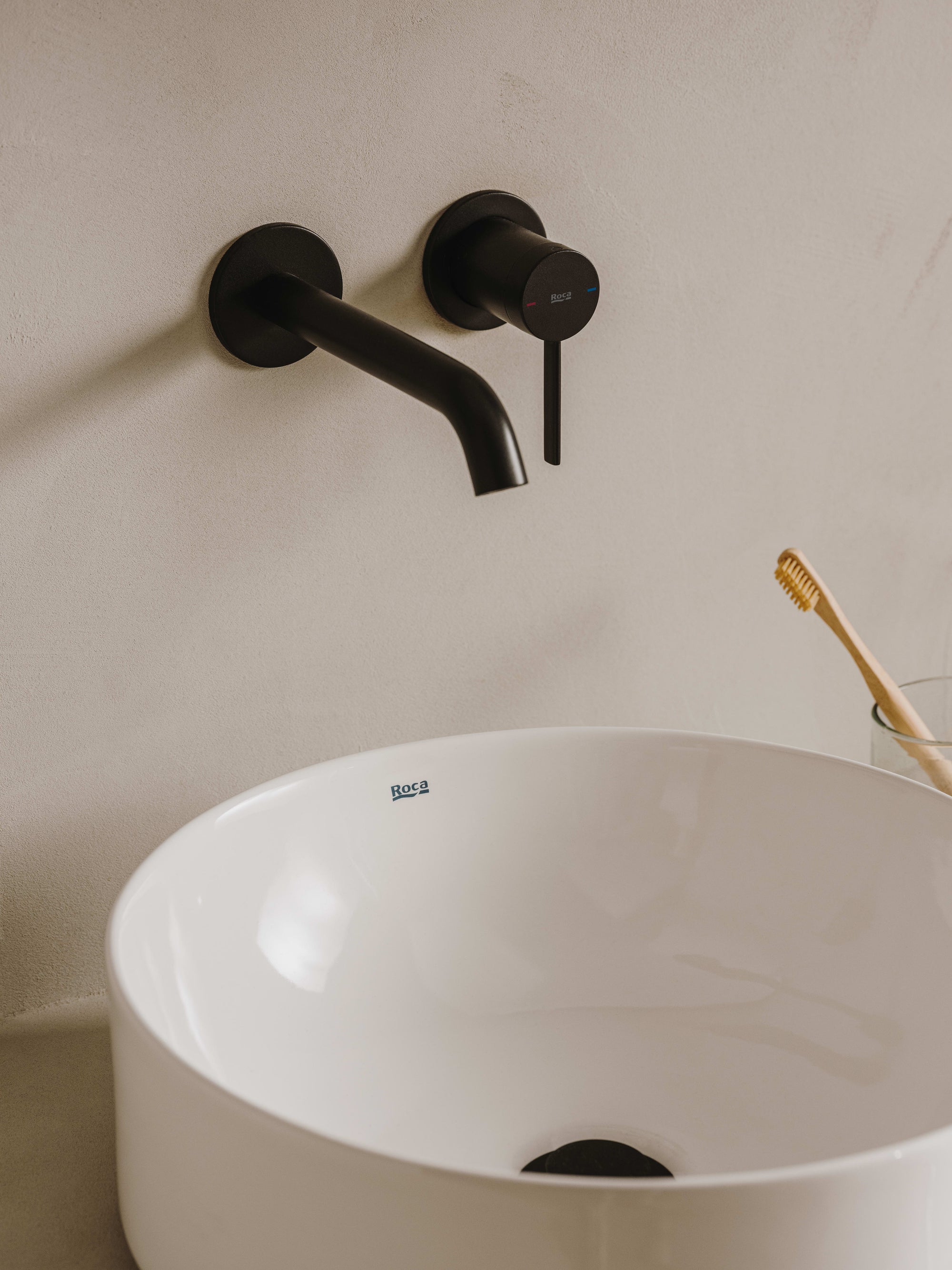 Roca Ona Wall-Mounted Basin Mixer