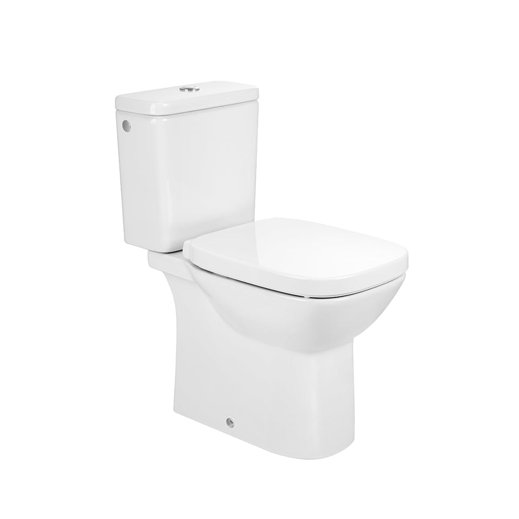 Roca Debba Square Rimless Close Coupled Pan - Open Back