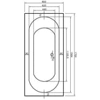 Alaska Single Ended Bath - Airspa Option 4