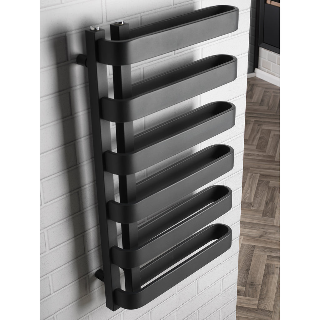 Amalfi Rail 850 x 500mm Designer Towel Rail