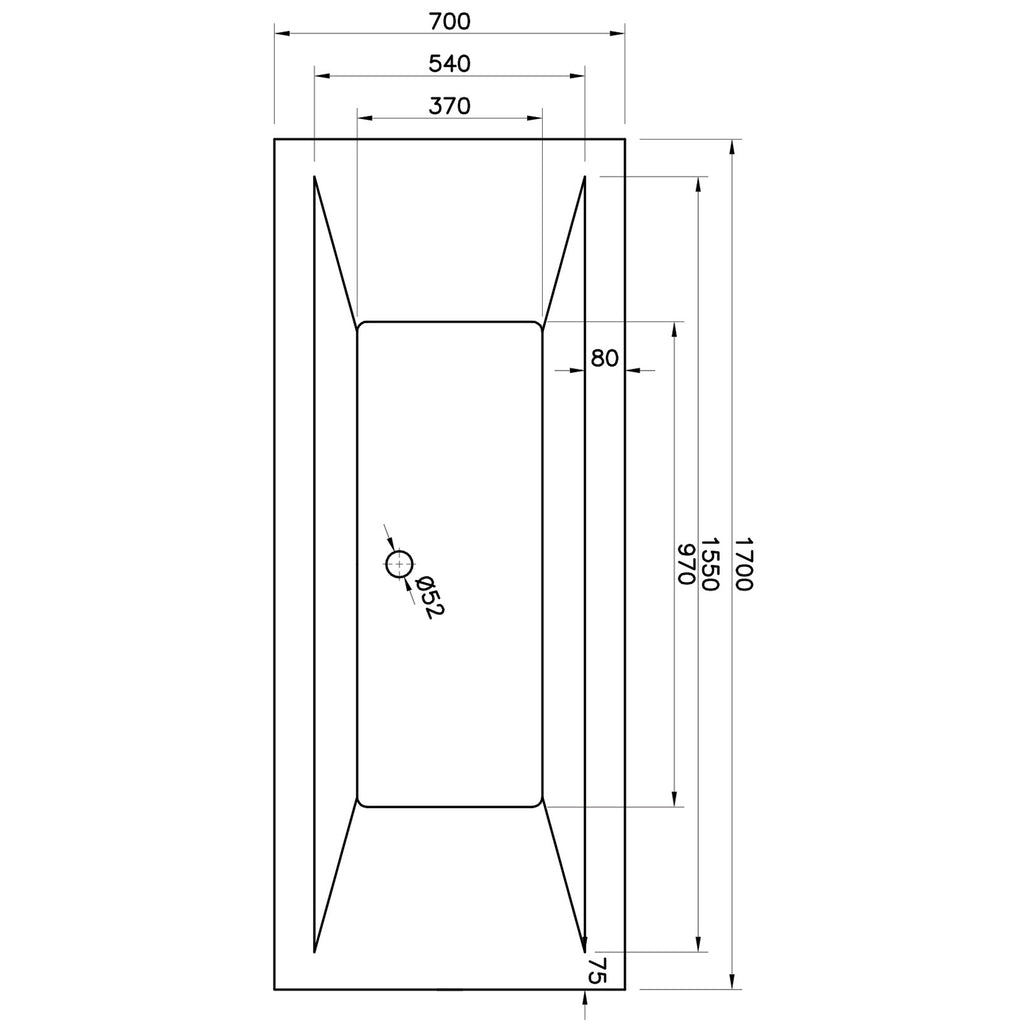 Arizona Double Ended Bath - Whirlpool Option 5