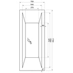 Arizona Double Ended Bath - Whirlpool Option 5