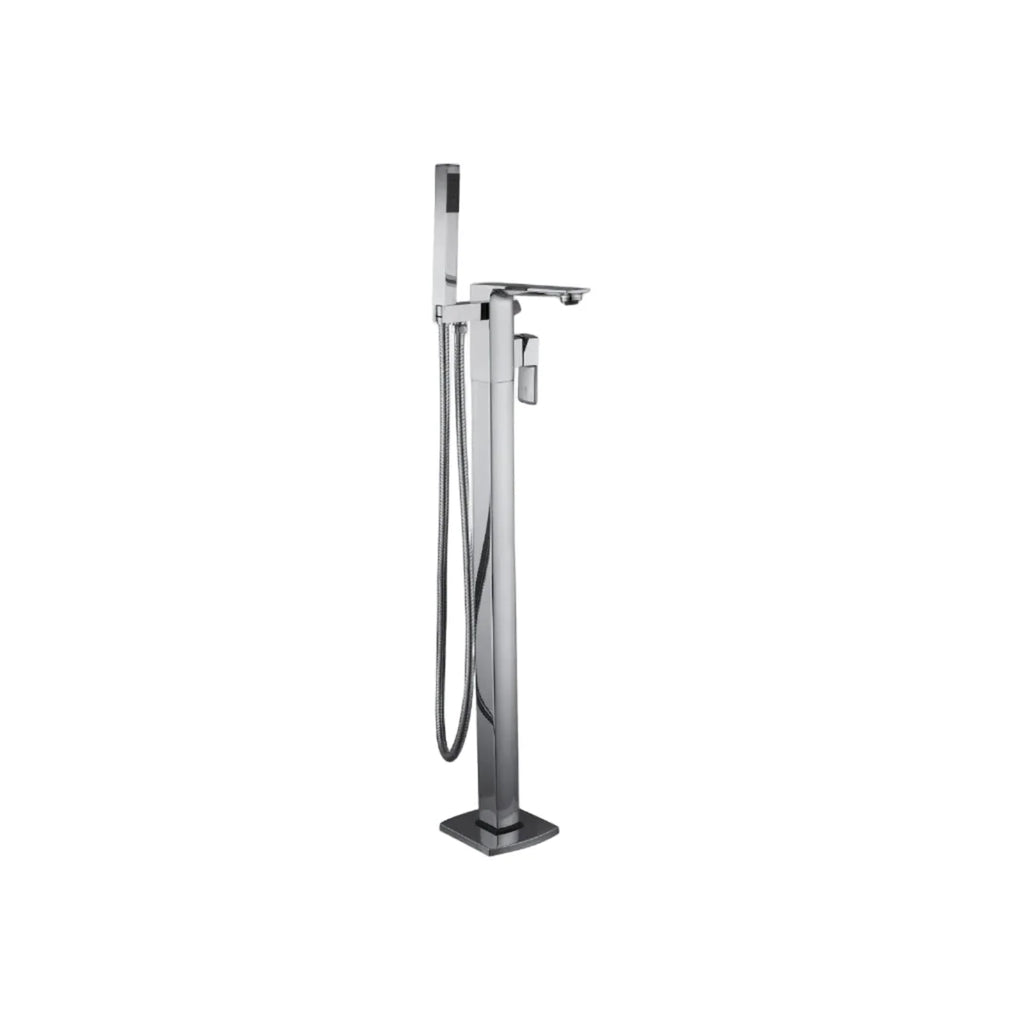 Arizona Floorstanding Bath Shower Mixer with Handset – Chrome