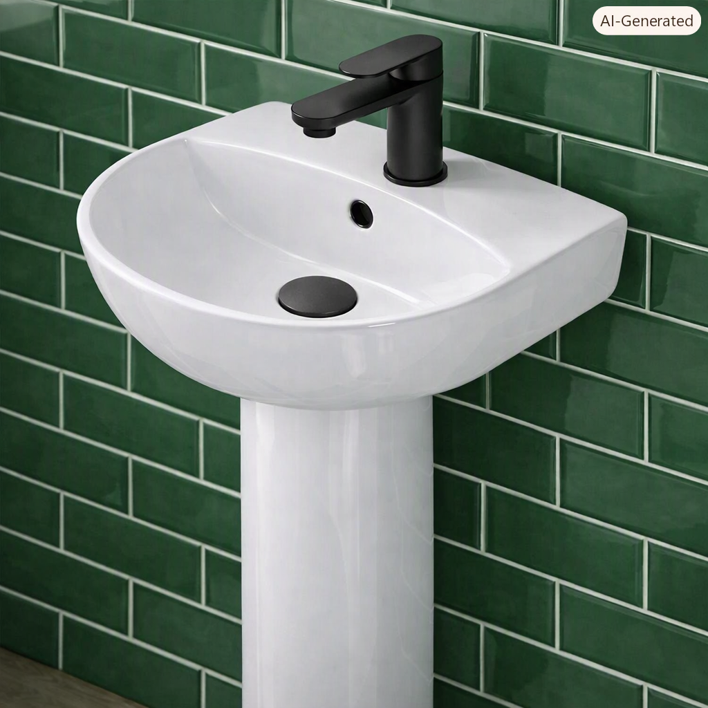 Artesan Slim Round Basin – 450mm, 500mm & 560mm | Wall Hung or Pedestal Options