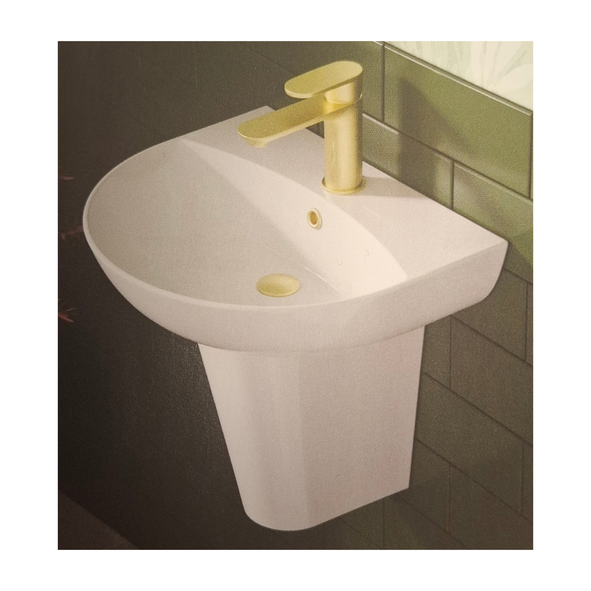 Artesan Slim Round Basin – 450mm, 500mm & 560mm | Wall Hung or Pedestal Options
