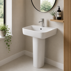 Artesan Slim Square Basin – 450mm, 500mm & 560mm | Wall Hung or Pedestal Options
