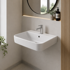 Artesan Slim Square Basin – 450mm, 500mm & 560mm | Wall Hung or Pedestal Options