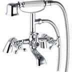 Ascent Victorian Bath Shower Mixer Tap with Handset – Chrome