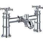 Ascent Classic Nouveau Bath Shower Mixer Tap with Shower Kit – Chrome