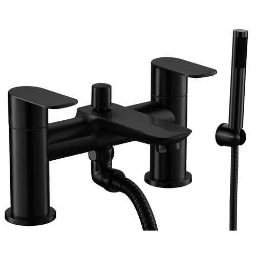 Charlotte Bath Shower Mixer - Matt Black - Matt Black