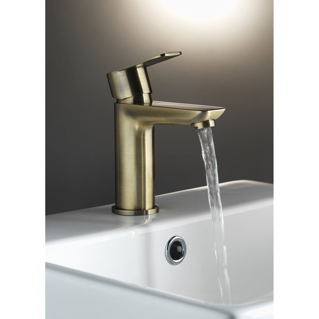 Charlotte Mini Basin Mixer - Brushed Brass