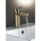Charlotte Mini Basin Mixer - Brushed Brass