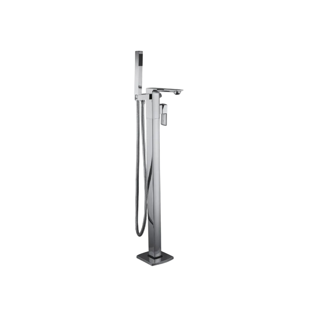 Arizona Floorstanding Bath Shower Mixer with Handset – Chrome