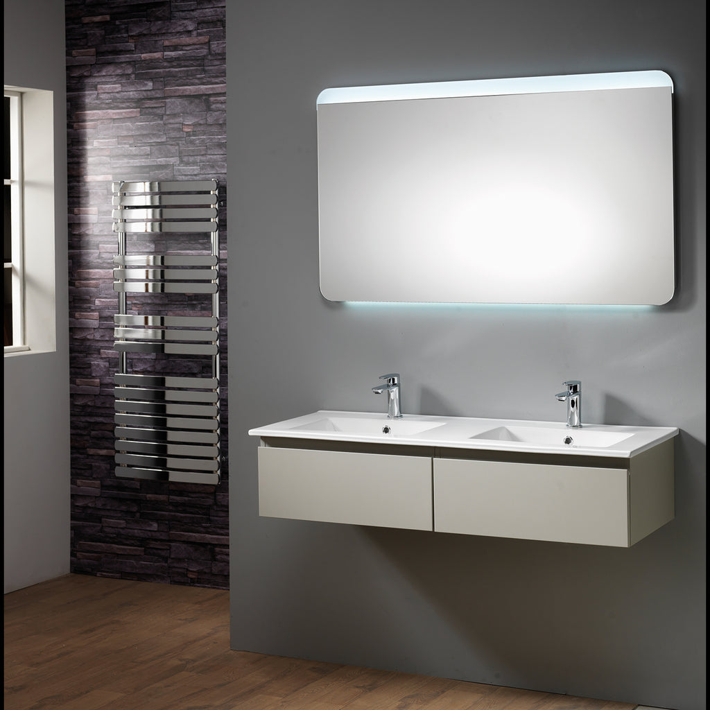 Cornell Mirror with Integrated LED Light Strips - 1200mm