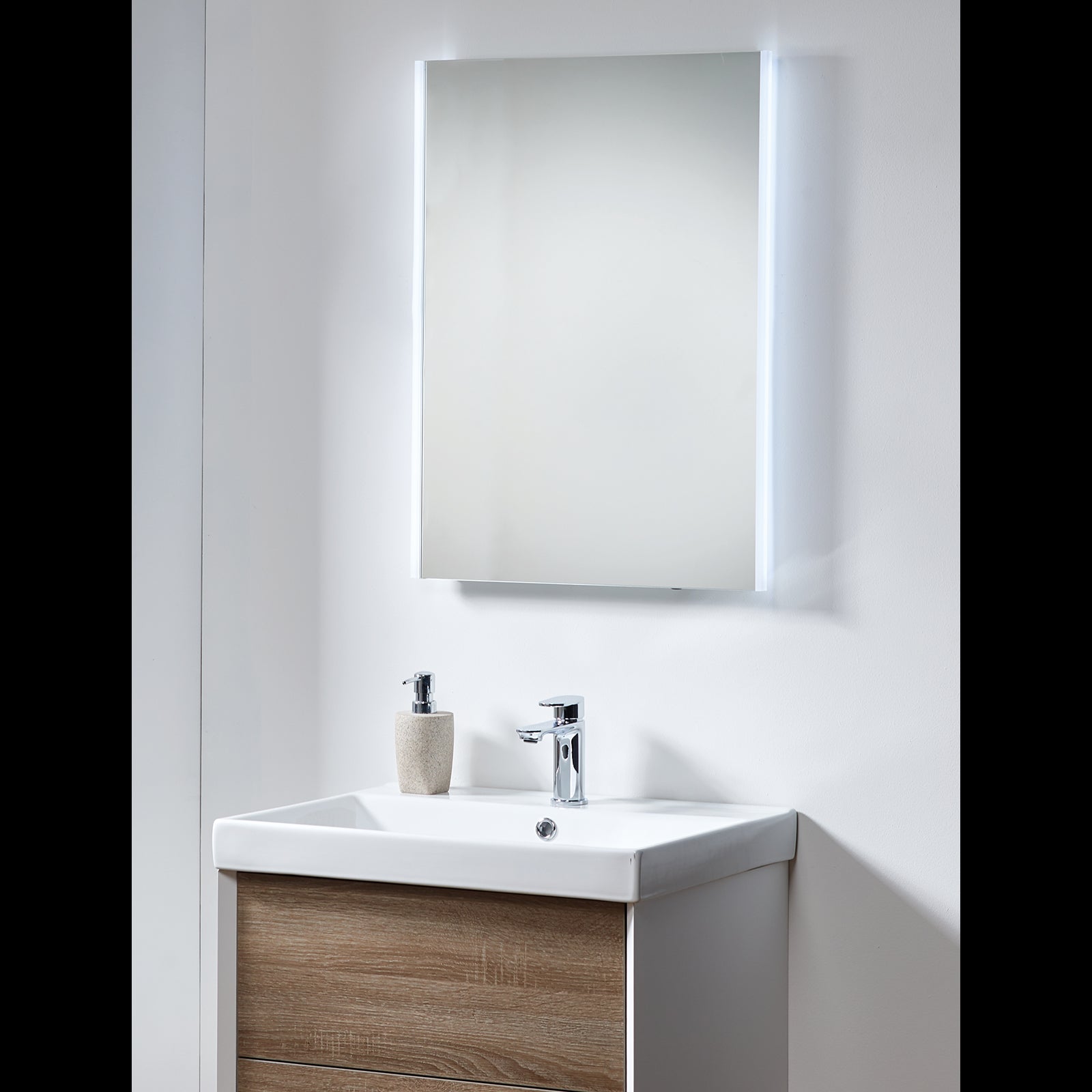 Warwick 50cm Mirror with Side Lights