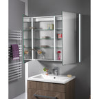 Calvus Mirrored Cabinets with LED Lights - 800mm