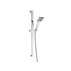 Square Shower Rail Kit with Handset & Hose – Chrome