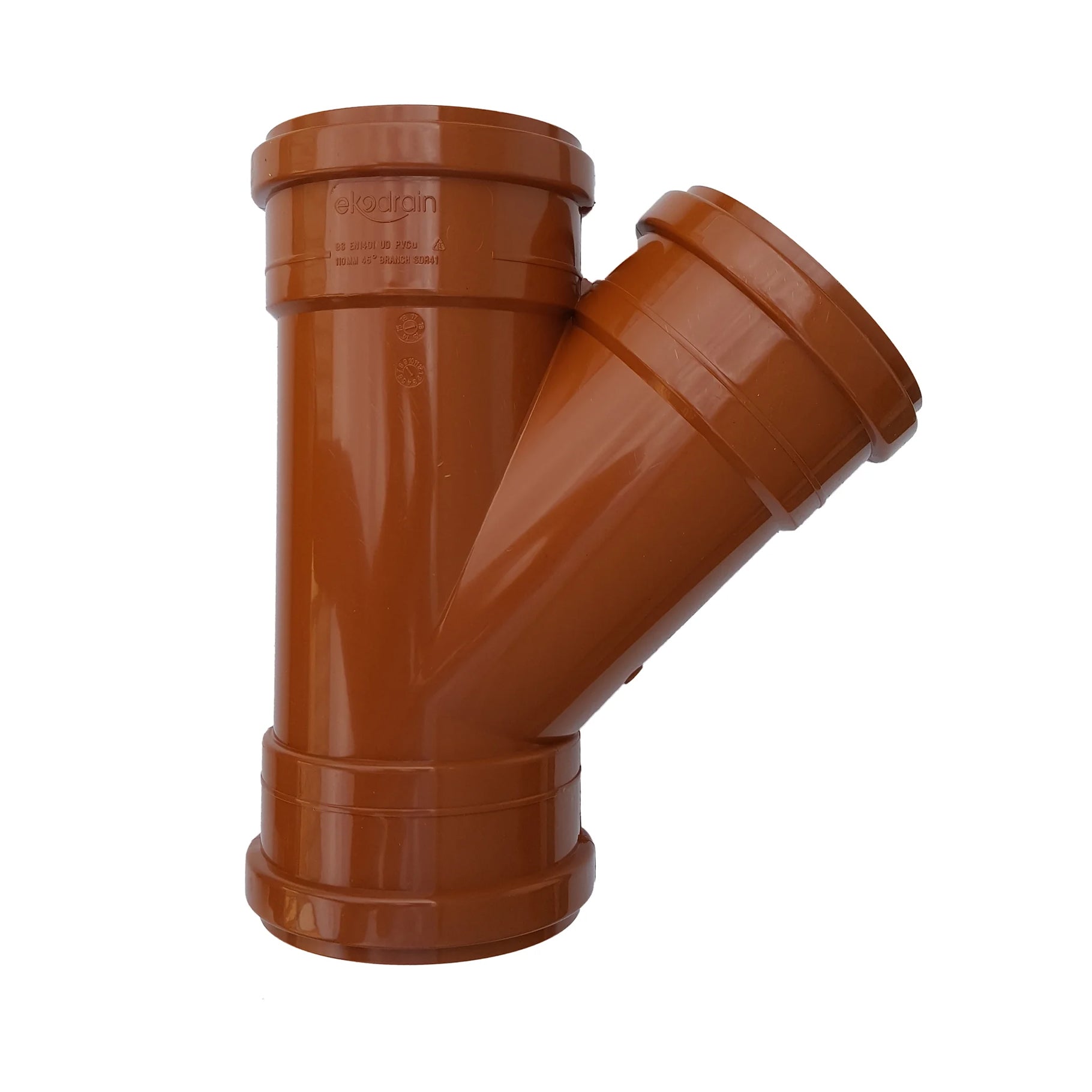 45 Degrees Triple Socket Branch 110mm