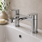 Bayham Deck Mounted Bath Filler Tap – Chrome