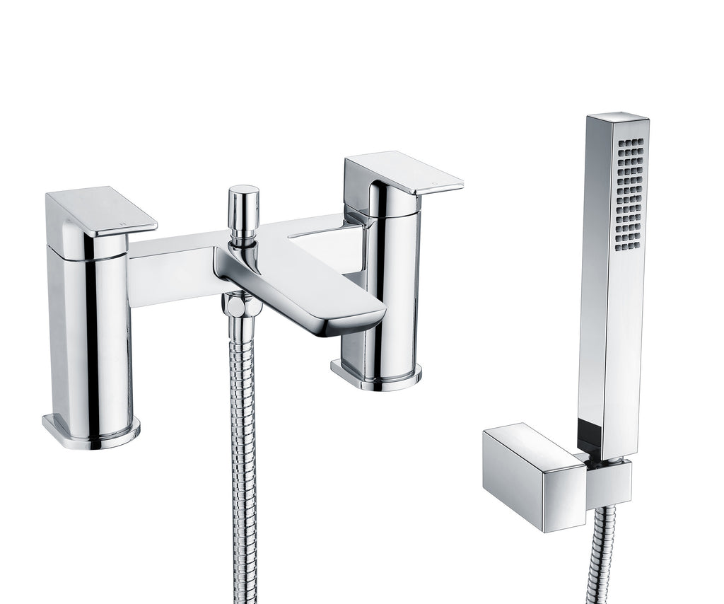 Bedgebury Deck Mounted Bath Shower Mixer Tap – 5 Finishes