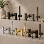 Bedgebury Deck Mounted Bath Shower Mixer Tap – 5 Finishes