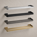 Bedgebury Double Towel Bar | Chrome, Matt Black, Gunmetal Grey & Matt Brushed Brass