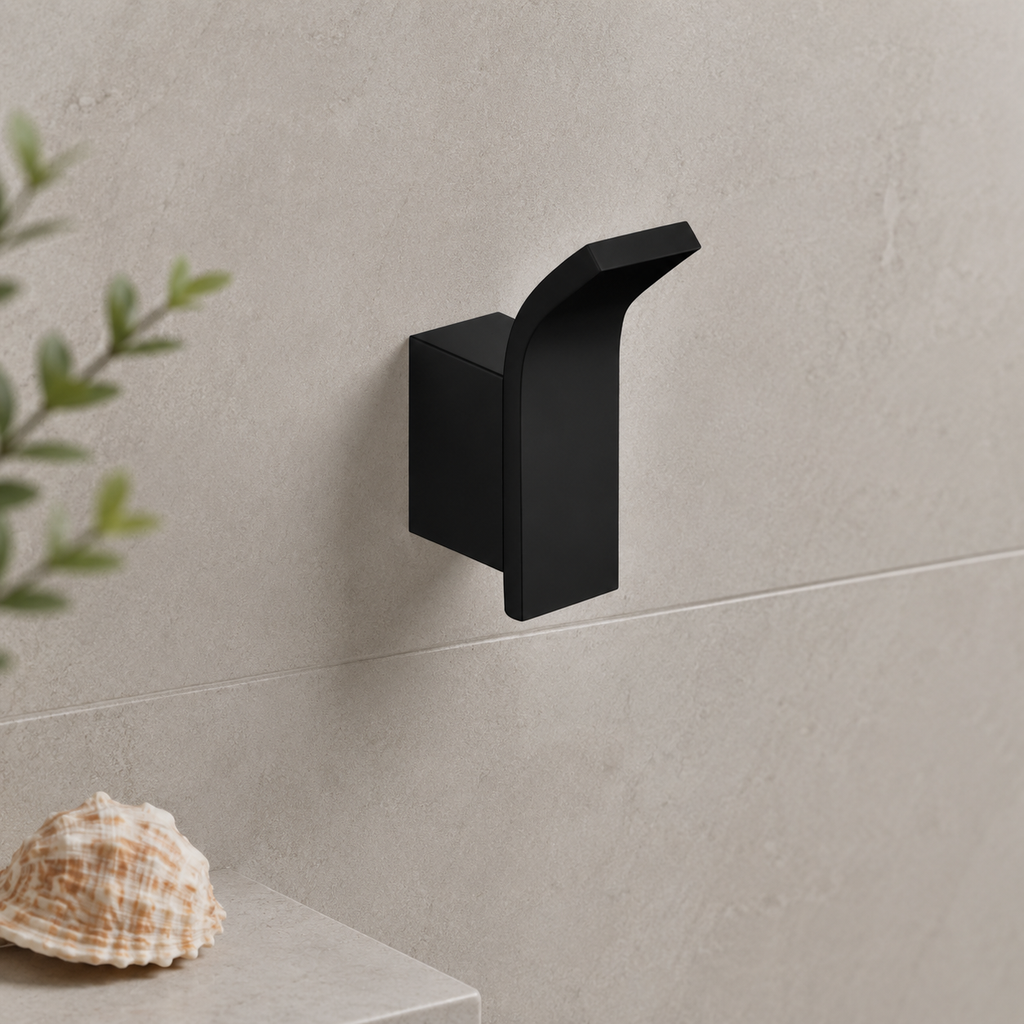 Bedgebury Robe Hook - Chrome | Matt Black | Brushed Brass | Brushed Bronze | Gunmetal