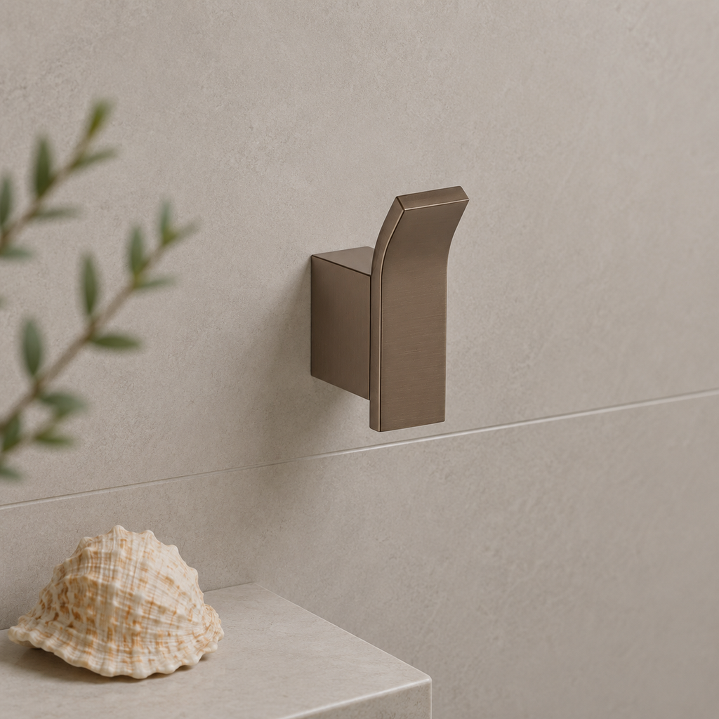 Bedgebury Robe Hook - Chrome | Matt Black | Brushed Brass | Brushed Bronze | Gunmetal