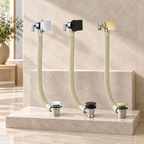 Bedgebury Square Bath Filler with Easy-Clean Push-Button Waste & Overflow