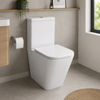 Bedgebury Square Rimless Close Coupled WC with Cistern – Closed Back