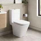 Bedgebury Square Rimless Close Coupled WC with Cistern – Open Back