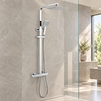 Bedgebury Square Thermostatic Shower Valve & Kit