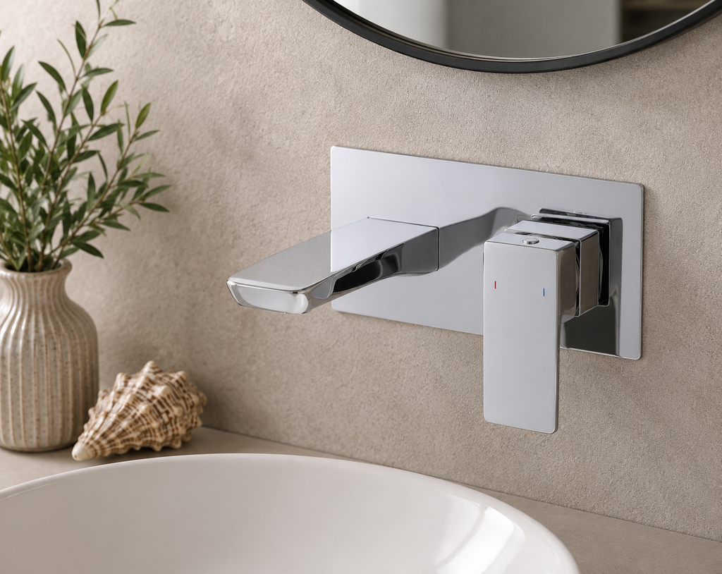 Bedgebury Wall Mounted Basin Mixer Tap – 5 Finishes