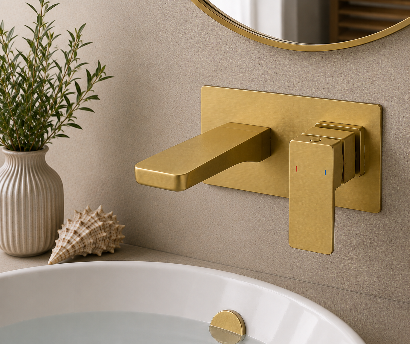 Bedgebury Wall Mounted Bath Filler Tap – 3 Finishes