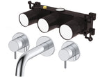 Bewl 3 Tap Hole Wall Mounted Basin Mixer Tap – 3 Finishes