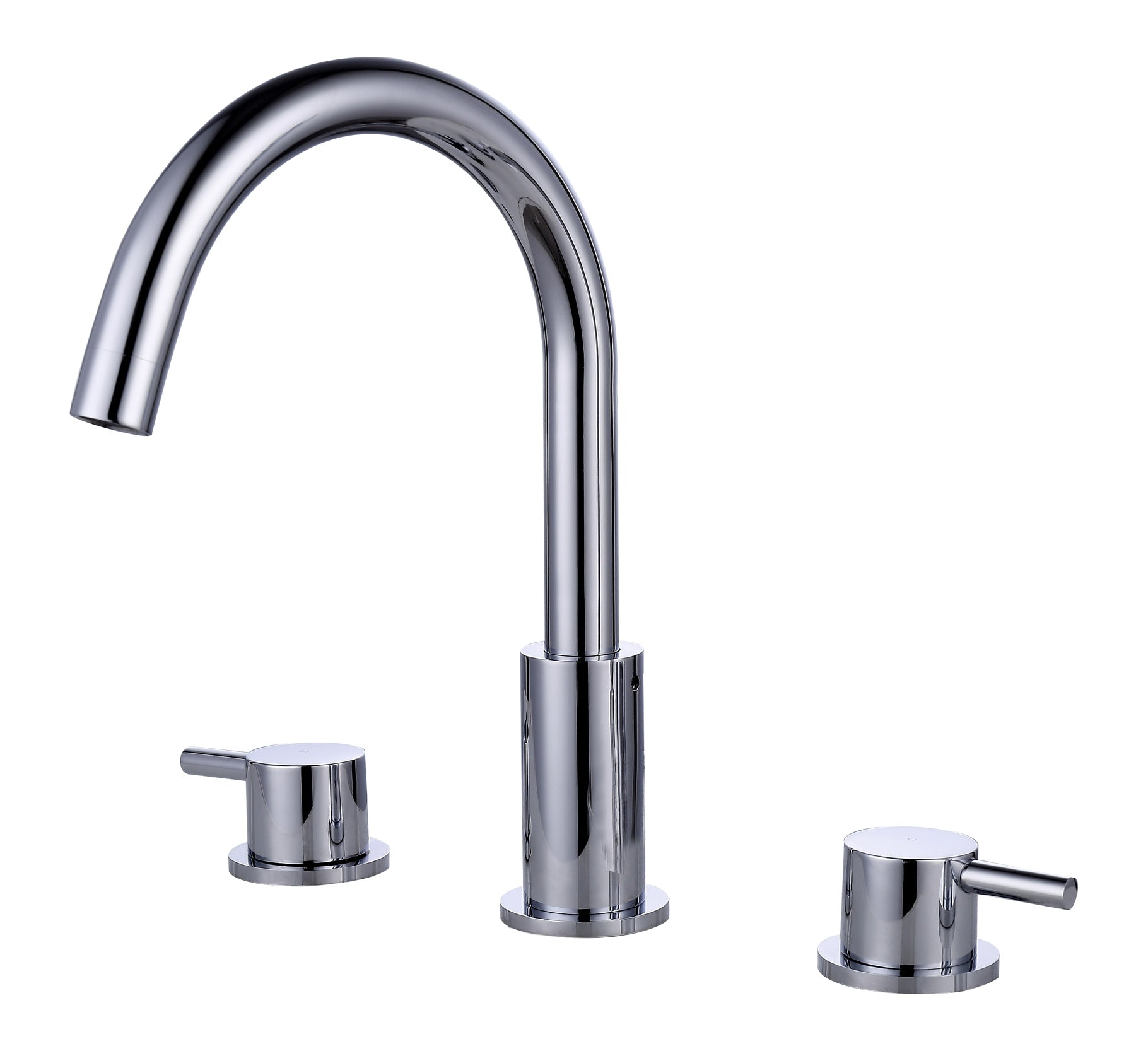 Bewl 3 Tap Hole Deck Mounted Basin Mixer Tap – 3 Finishes