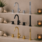 Bewl Deck Mounted 4 Tap Hole Bath Shower Mixer – 3 Finishes