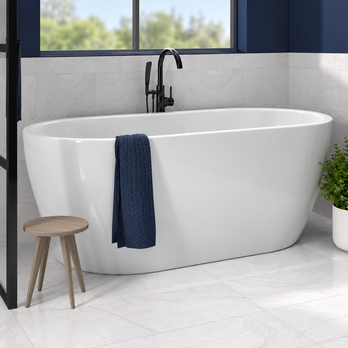 Bewl Double Skinned Freestanding Bath – 1555mm, 1655mm & 1800mm