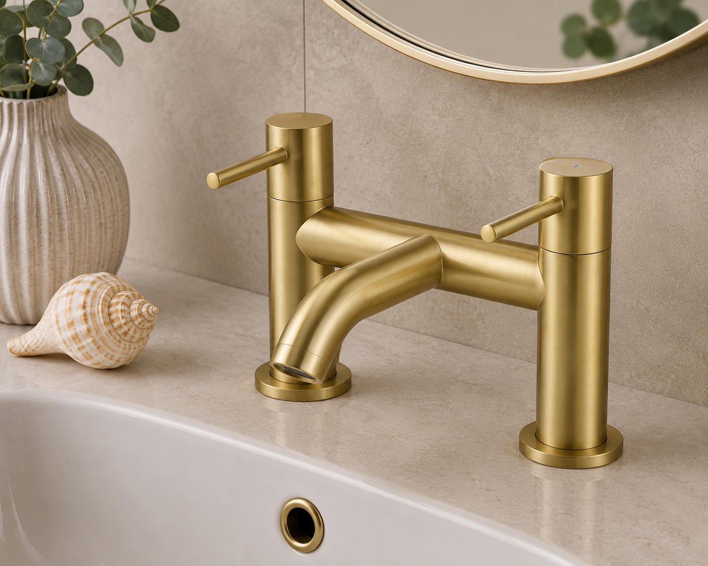 Bewl Deck Mounted Bath Filler Tap – 5 Finishes