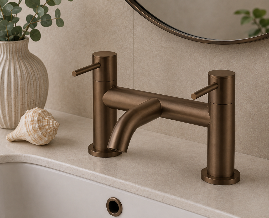 Bewl Deck Mounted Bath Filler Tap – 5 Finishes