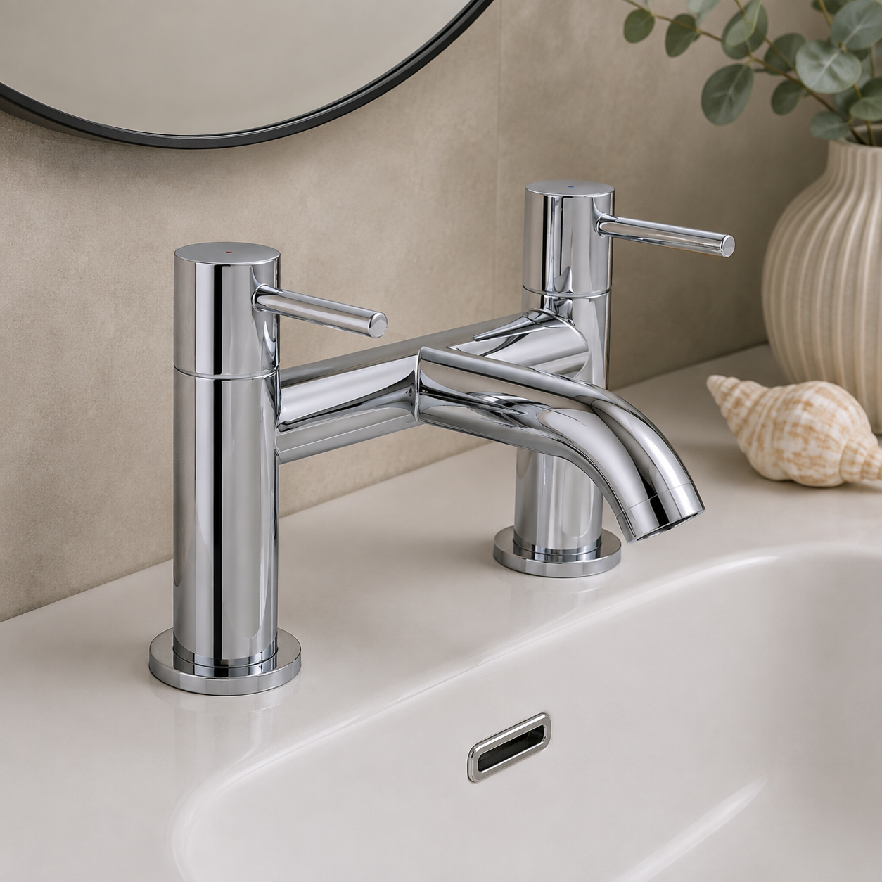 Bewl Deck Mounted Bath Filler Tap – 5 Finishes