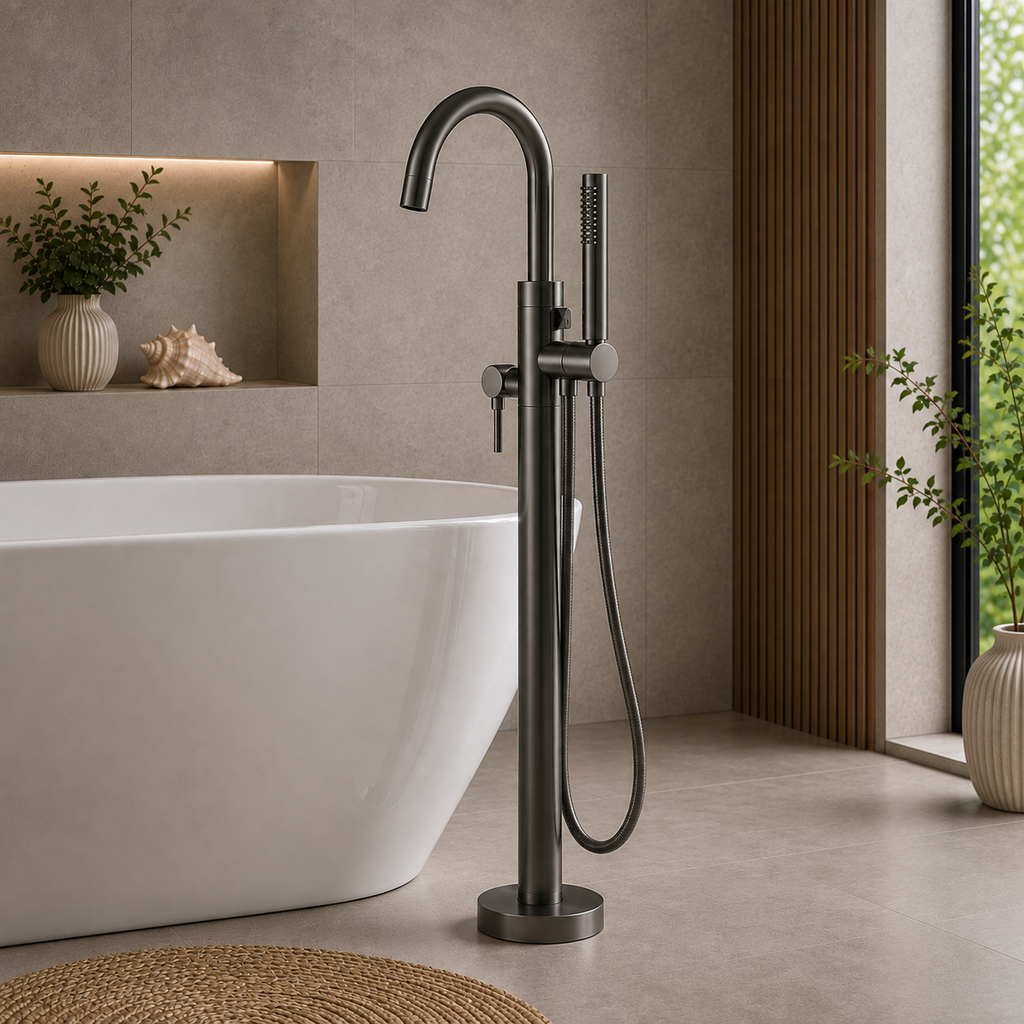 Bewl Freestanding Bath Shower Mixer Tap – 5 Finishes