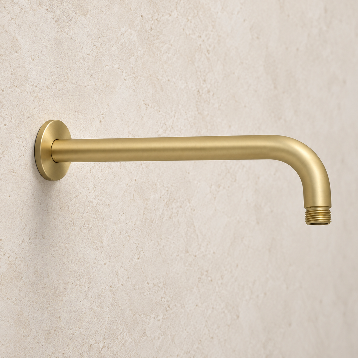 Bewl Shower Arm 300mm - Matt Brushed Brass