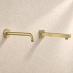 Bewl Shower Arm 300mm - Matt Brushed Brass