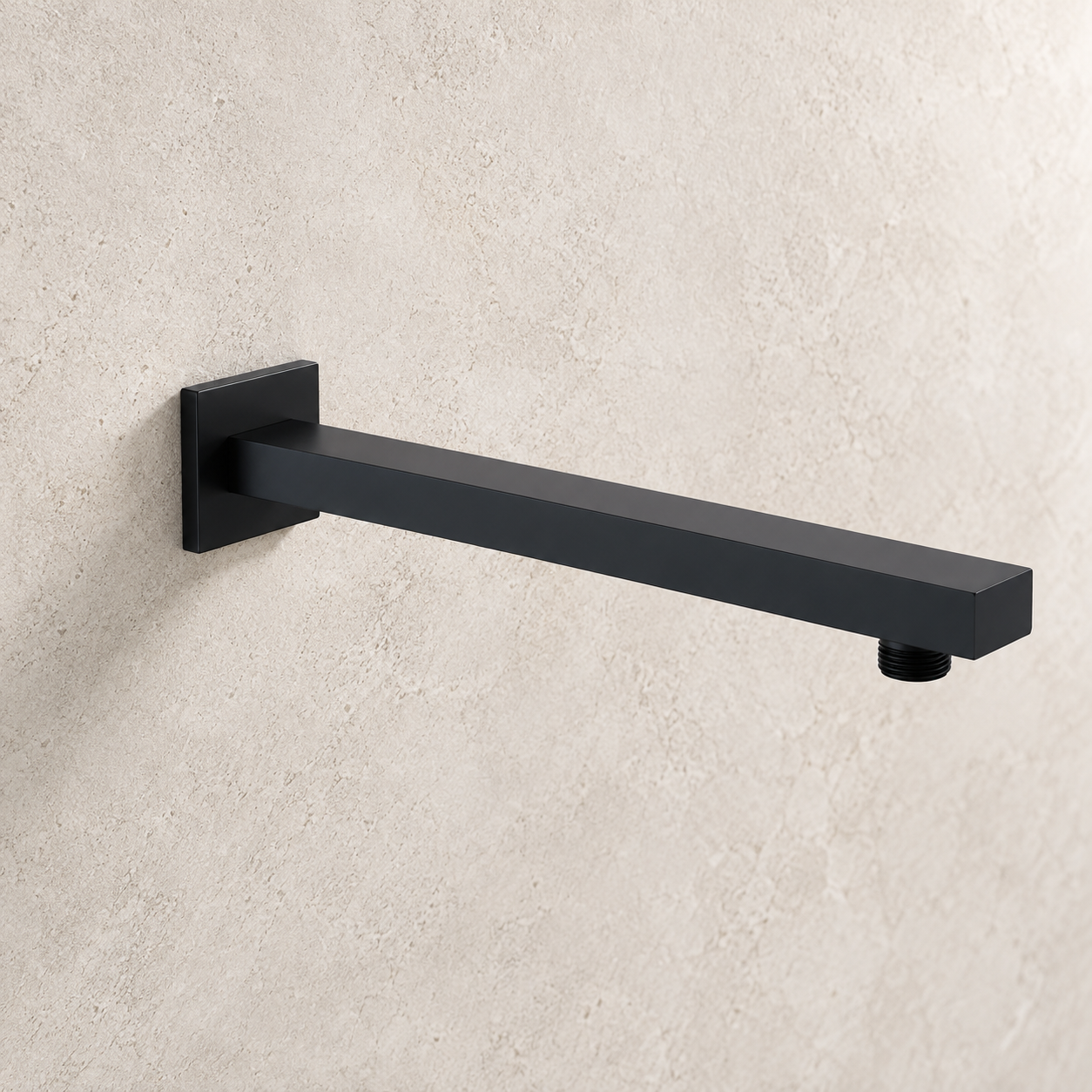 Bewl Shower Arm 300mm - Matt Black