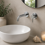 Bewl Single Lever Wall Mounted Basin Mixer Tap – 5 Finishes