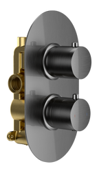 Bewl Single Outlet 2 Control Concealed Thermostatic Shower Valve