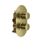 Bewl Single Outlet Two Control Concealed Thermostatic Shower Valve